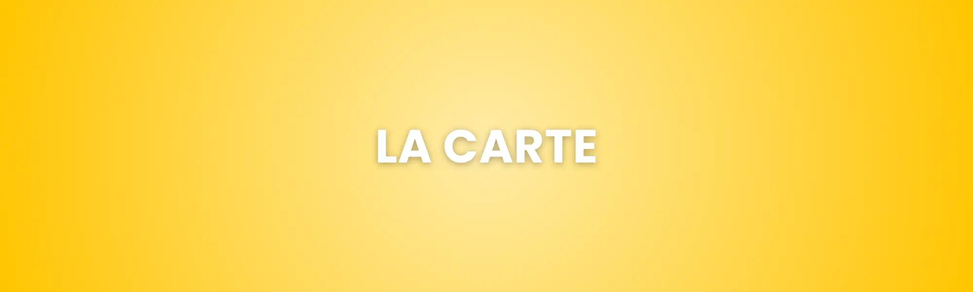 bannière de la page de la carte sur un fond jaune